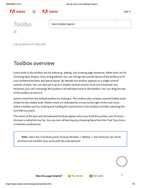 Image result for InDesign ToolBox