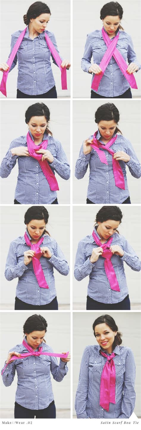 Image result for Bow Scarf Tutorial