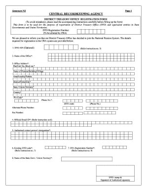 Dto Registration Number - Fill Online, Printable, Fillable, Blank ...