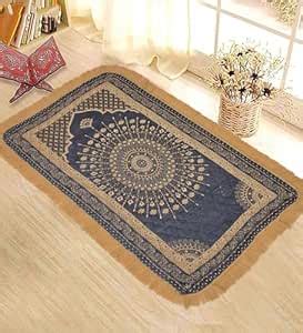 Buy RRC Cross-Stiched Velvet Janamaz, Thick, Anti Skid, Soft and ...