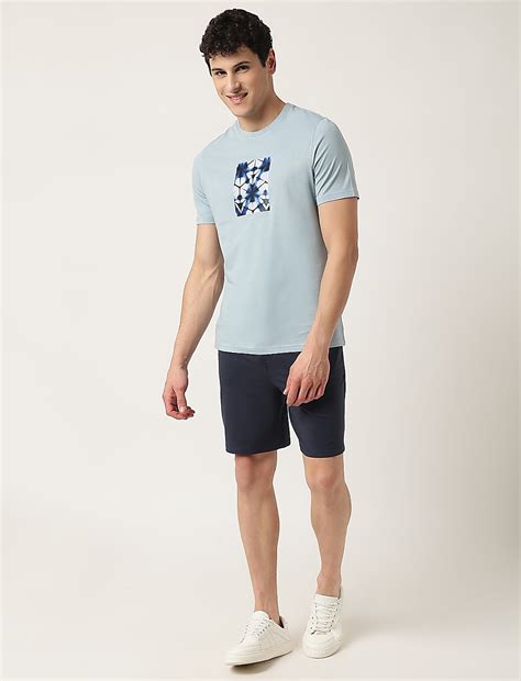 Buy Pure Cotton Printed Crew Neck T-Shirt at Marks & Spencer
