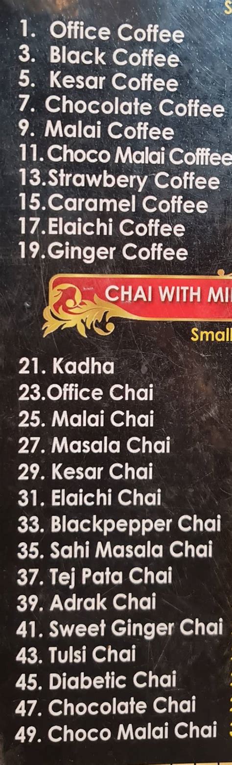 Menu at The Coffee Bar, Cuttack, Jobra Rd