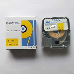 Puty labelling tape 9 mm Tapes for Max Letatwin Machines (Length -8 m ...