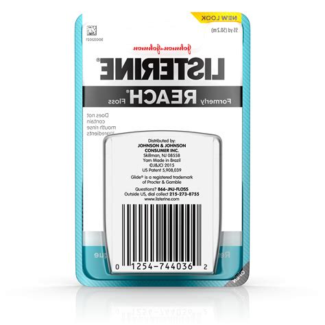 Buy Listerine Cool Mint Interdental Floss, Oral Care, 55 Yards Online ...