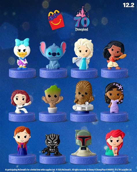 Disneyland Happy Meal toys 2025 at McDonald's | List of all 70 toys