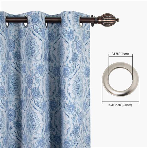 Buy DECO WINDOW Premium Set of 2 Printed Room Darkening Door Curtains ...