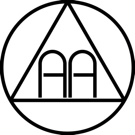 Clipart - Alcoholics Anonymous Official Logo