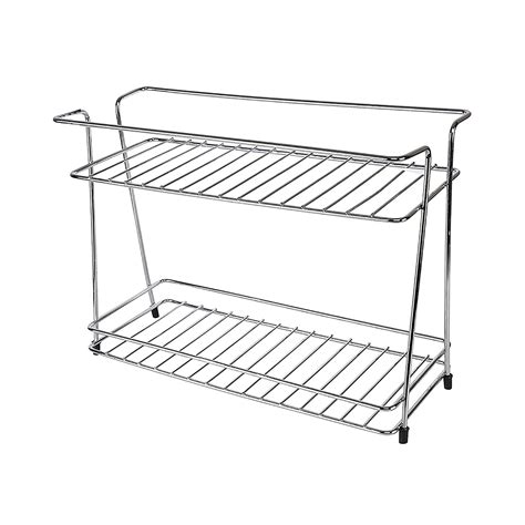 Spacemaker Stainless Steel Spice Rack Container Organizer/Basket for ...
