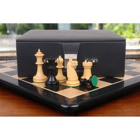Combo of 1900s' American Chess Company Reproduction Set - Pieces in Eb