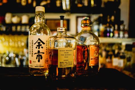 Free Images : liquid, bar, drink, bottle, japan, alcohol, whiskey, at ...
