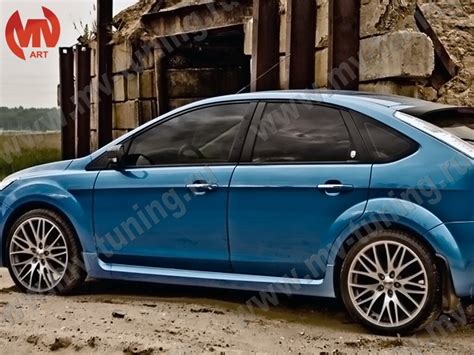 Buy MV-Tuning Side Skirts ST Style Body Kit for Ford Focus 2 MK II Gen ...