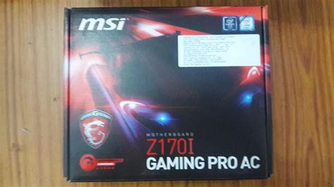 Amazon.in: Buy MSI Z170I Socket LGA 1151 Mini ITX Motherboard (Black ...