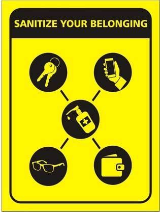 LAKSHYA SIGNAGES Safety Prevention Posters for Hospital Office Wall ...