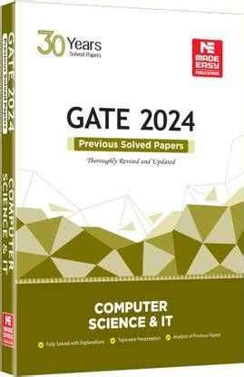 Gate 2024 : Previous Years? Solved Papers Computer Science & it Engi ...