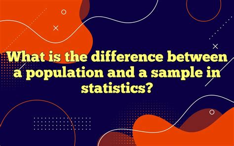 Population Sample Statistics 的图像结果