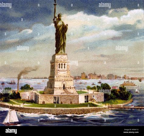 19th century statue of liberty hi-res stock photography and images - Alamy - designed by frederic auguste bartholdi