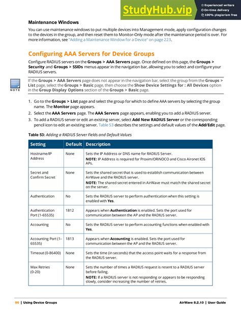 AirWave 8.2.10 User Guide | PDF