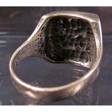 GERMAN NAZI WAFFEN SS OFFICERS LIGHTNING BOLT RUNIC RING