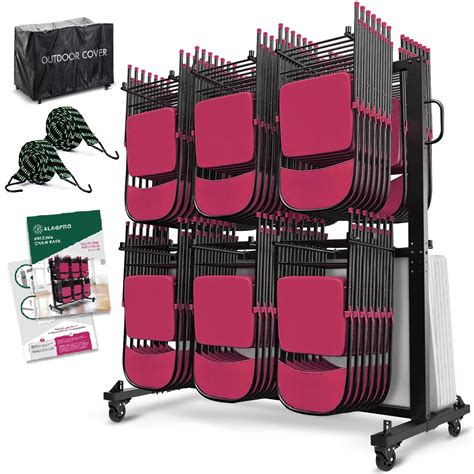 Folding Chair Rack - Folding Chair Cart | Folding Chair Storage Rack on ...