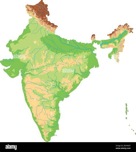 India Physical Map