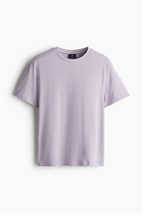 Men’s Purple Regular Fit T-shirt | H&M IN