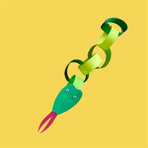 Image result for Paper Chain Snake Craft