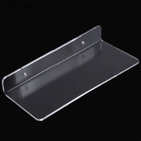 Delication 1pc Acrylic Clear Wall Shelf Floating Shelves Wall Shelf for ...