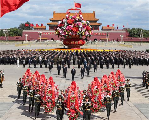烈士纪念日向人民英雄敬献花篮仪式在京隆重举行 - 中国日报网