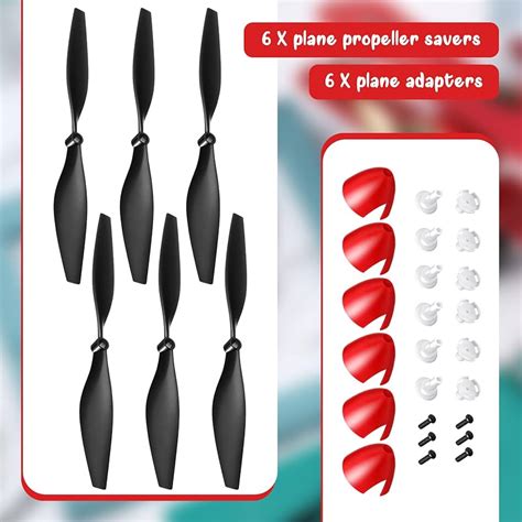 Remote Control Airplane Propellers Zhanmai 3-Set RC Plane Propellers ...