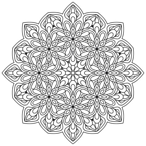 Mandala Zen & Anti-stress - Mandalas Kids Coloring Pages