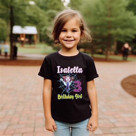 Spidey Birthday Shirt, Toddler Birthday Tee, Custom Kids Shirts, Spidey ...