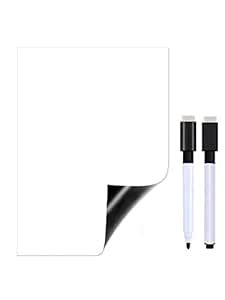 Awestuffs Magnetic Whiteboard Sheet for Fridge/Office/Metal Wardrobe ...