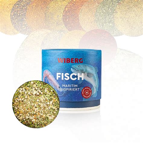 Wiberg fish, maritime-inspired seasoning mixture, 110g, can | GOURMET ...