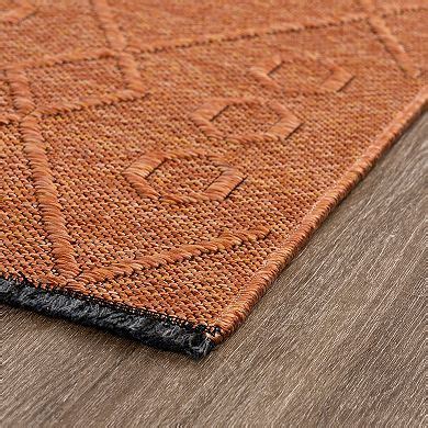 KHL Rugs Alma Aliana Diamond Pattern Washable Area Rug