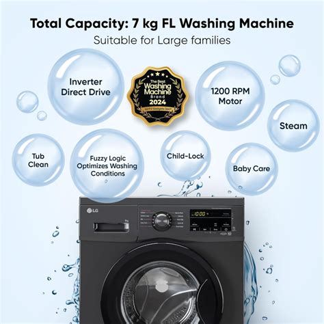 Image result for LG 7 Kg Front Loader Washing Machine