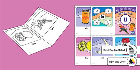 Libros fonéticos - Sílabas con Ll