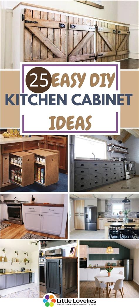 25 DIY Kitchen Cabinet Ideas for a Beautiful Makeover