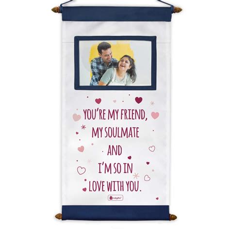 Indigifts Valentine Gifts for Girlfriend Message Scroll Card 18x11 ...