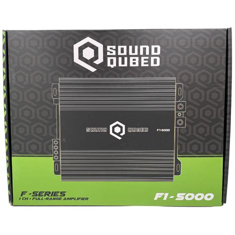 SoundQubed 5000 Watt Amplifier F1-5000 Full Bridge MonoBlock
