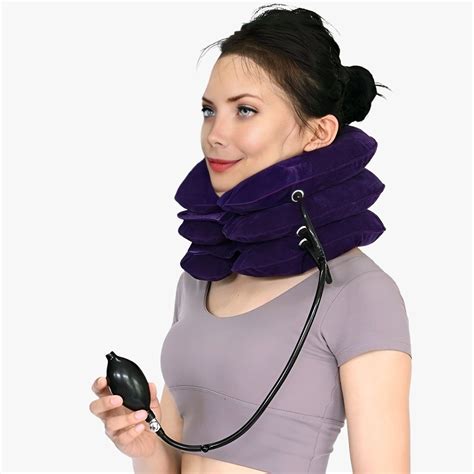 Cervical Neck Traction Device Inflatable Adjustable Neck Support for ...