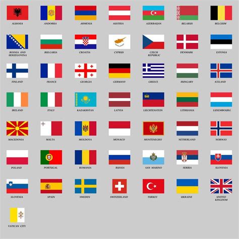 All Country Flags Europe 的图像结果