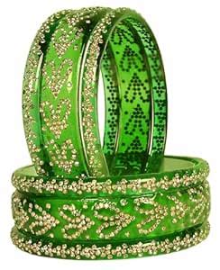 Buy Swara Creations Crystal Bangle set for Women/Raindrop Kada Bangle ...