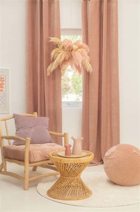 Calma House zasłona dekoracyjna Velur 140 x 280 cm | Answear.com