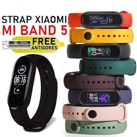 Jual Strap Xiaomi Mi Band 5 - Strap Pengganti Miband 5 Replacement ...