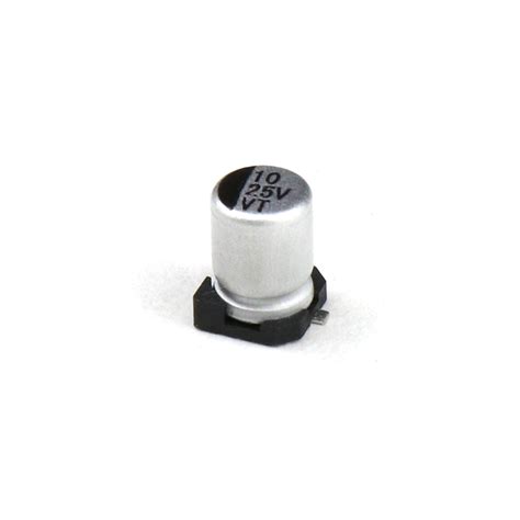 10uF 25V (SMD) Electrolytic Capacitor | Robodo