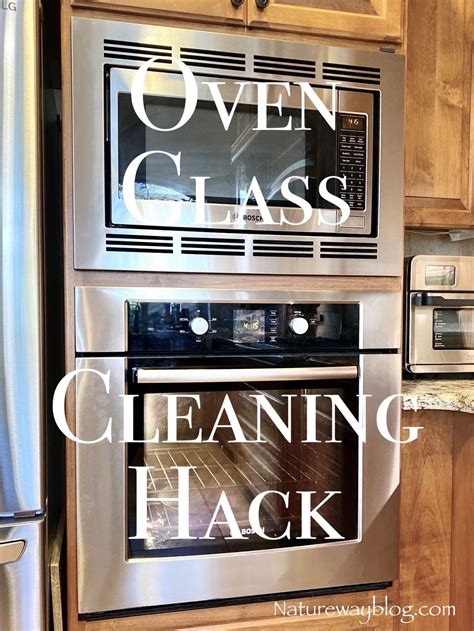 Cleaning Hack; How To Easily Clean Oven Glass Window - Nature Way ...