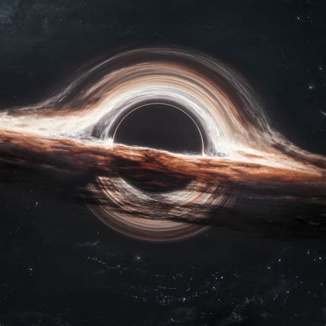 Gargantua black hole Wallpaper 4K, Wormhole, Interstellar, Cosmos