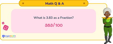 What is 3.83 as a Fraction [Solved]