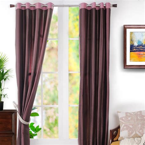 Buy MASPAR Striped Door Curtain Pair - 125 x 152 cm from Maspar at just ...