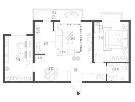 80平米小户型|空间|室内设计|李KEYI - 原创作品 - 站酷 (ZCOOL)
